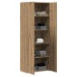 vidaXL Highboard Artisan Oak 70 x 42,5 x 185 εκ
