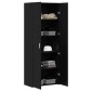 vidaXL Highboard Μαύρη Οξυά 70 x 42,5 x 185 εκ