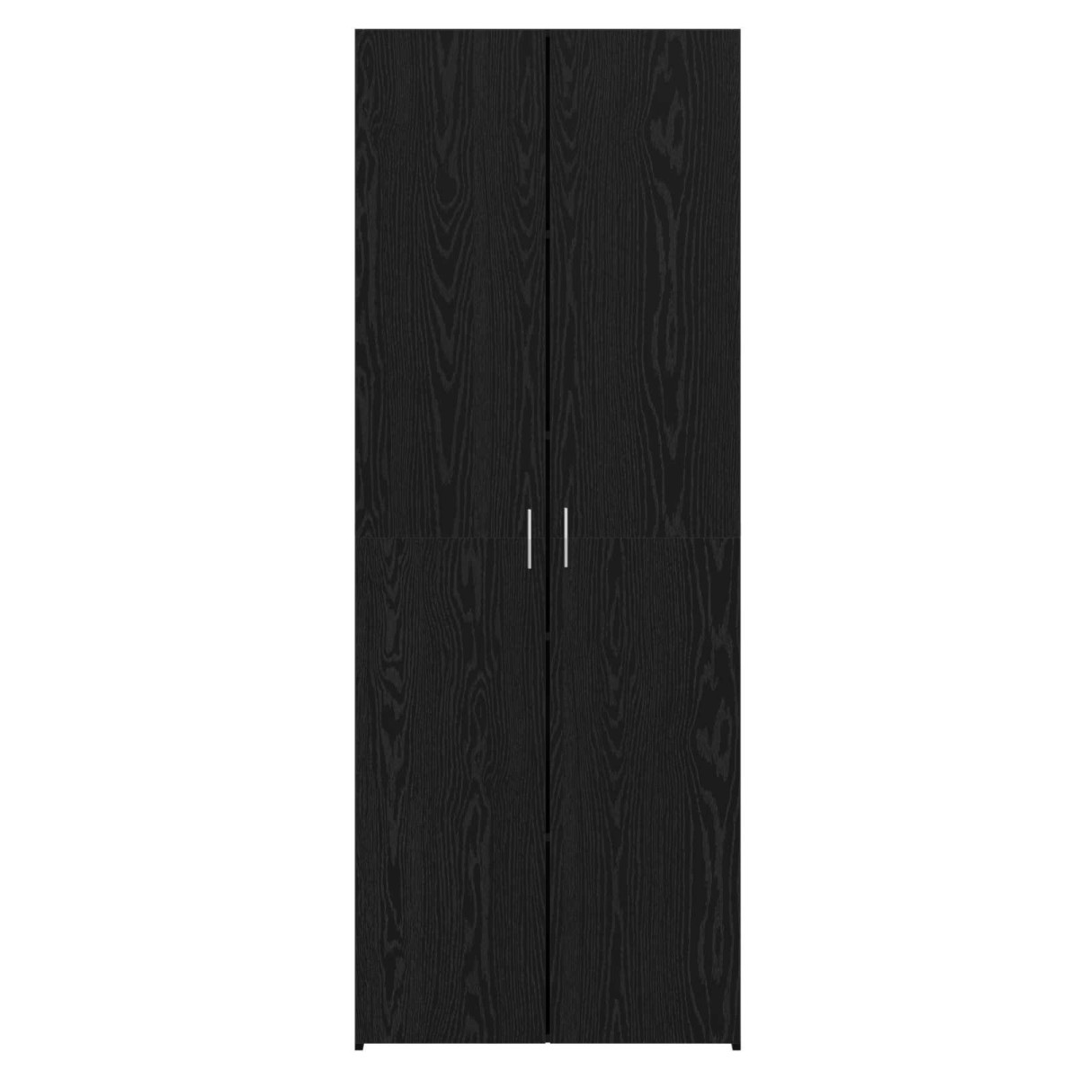 vidaXL Highboard Μαύρη Οξυά 70 x 42,5 x 185 εκ
