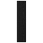 vidaXL Highboard Μαύρη Οξυά 70 x 42,5 x 185 εκ
