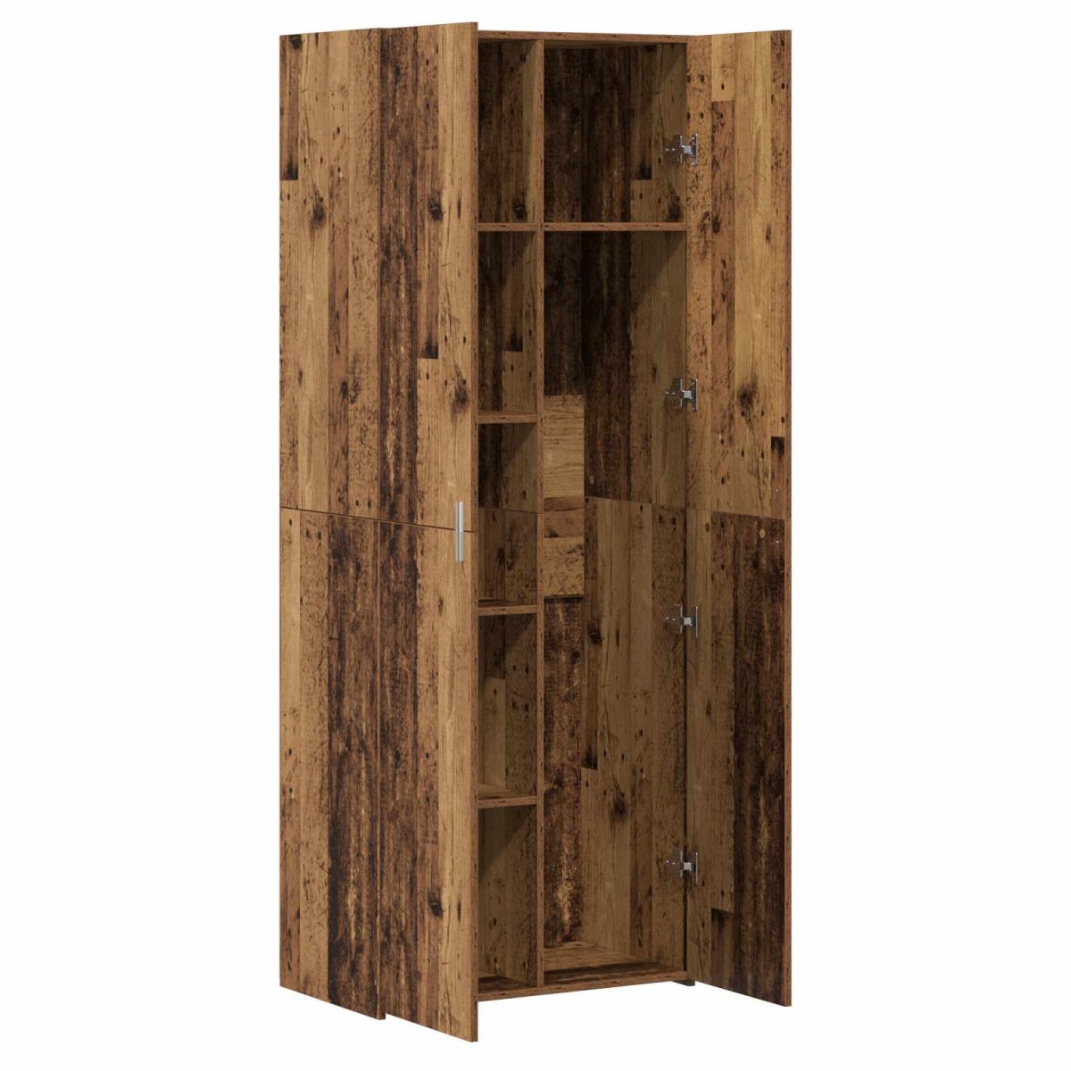 vidaXL Highboard Παλιό ξύλο 70 x 42,5 x 185 εκ