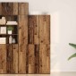 vidaXL Highboard Παλιό ξύλο 70 x 42,5 x 185 εκ