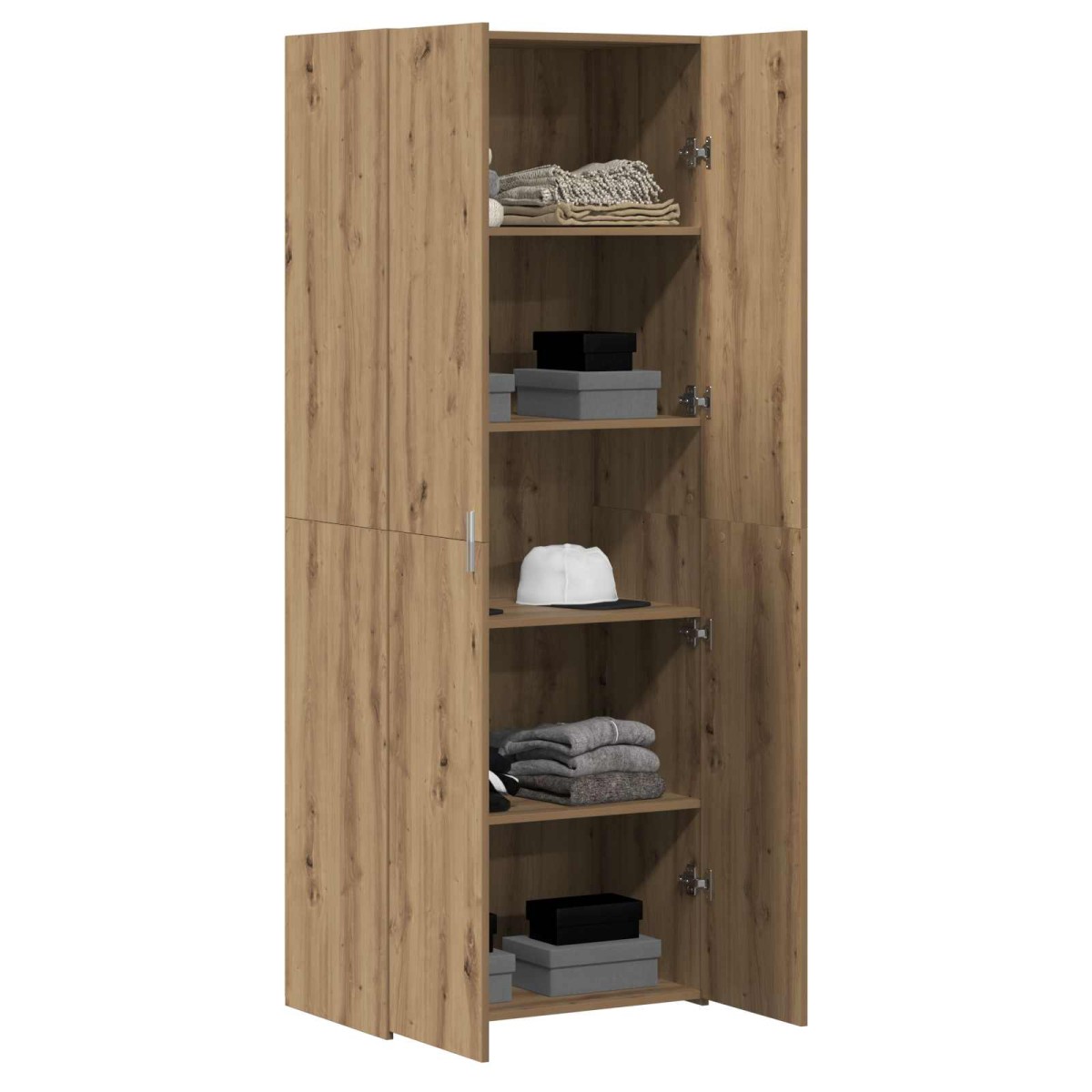 vidaXL Highboard Artisan Oak 70 x 42,5 x 185 εκ