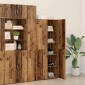 vidaXL Highboard Παλιό ξύλο 80 x 42 x 185 εκ