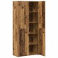 vidaXL Highboard Παλιό ξύλο 80 x 42 x 185 εκ