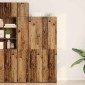 vidaXL Highboard Παλιό ξύλο 80 x 42 x 185 εκ
