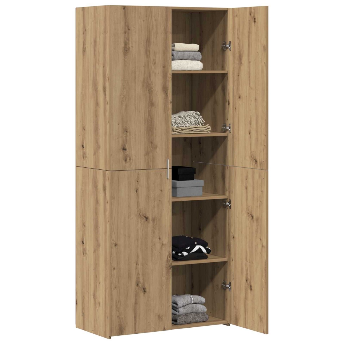 vidaXL Highboard 2 τμχ. Artisan Oak 80 x 42 x 185 εκ