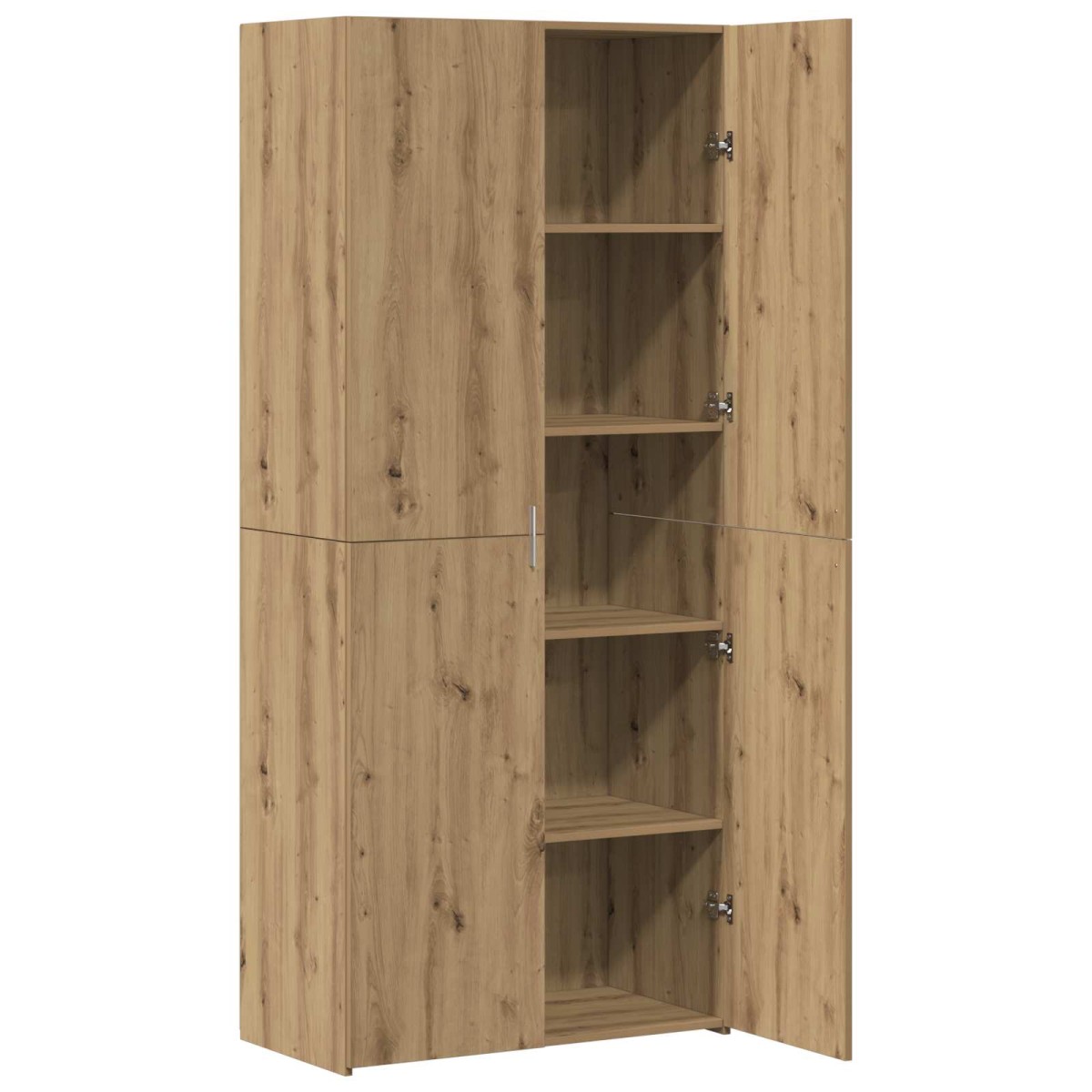 vidaXL Highboard 2 τμχ. Artisan Oak 80 x 42 x 185 εκ