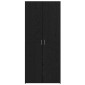 vidaXL Highboard Μαύρη Οξυά 80 x 42 x 185 εκ