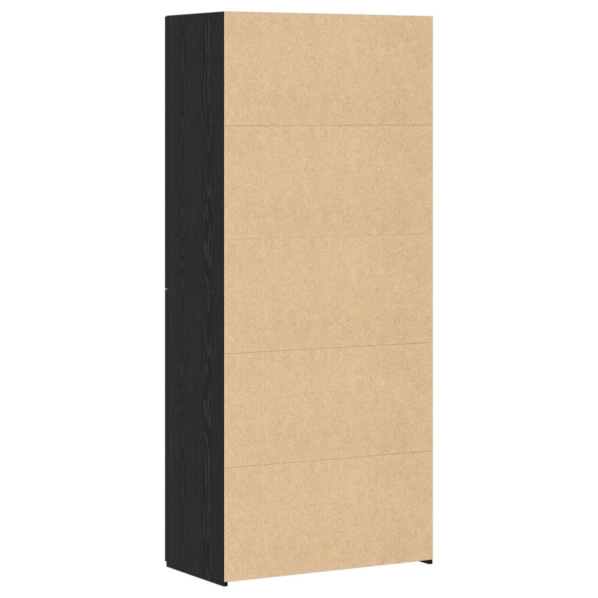vidaXL Highboard Μαύρη Οξυά 80 x 42 x 185 εκ