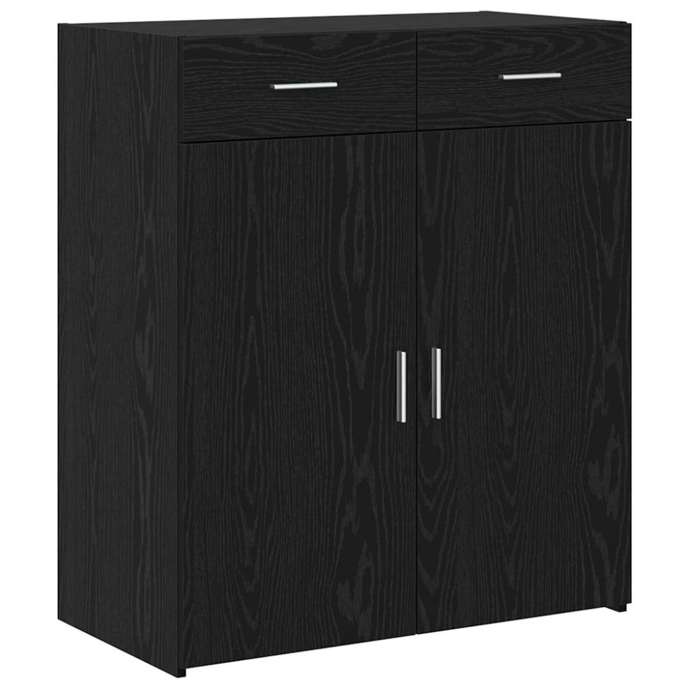 vidaXL Ντουλάπι αποθήκευσης Μαύρη Οξυά 80 x 42.5 x 93 εκ.