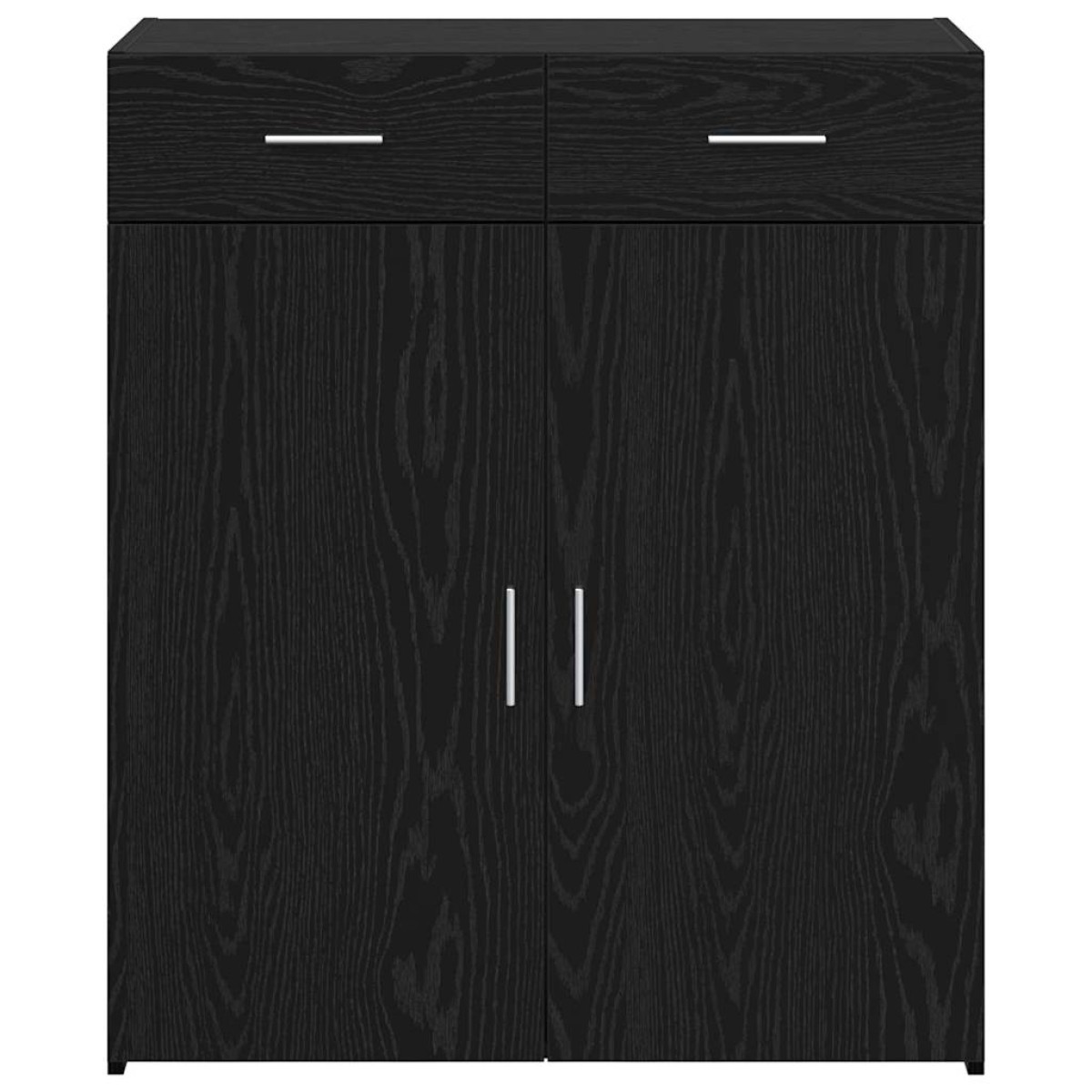 vidaXL Ντουλάπι αποθήκευσης Μαύρη Οξυά 80 x 42.5 x 93 εκ.
