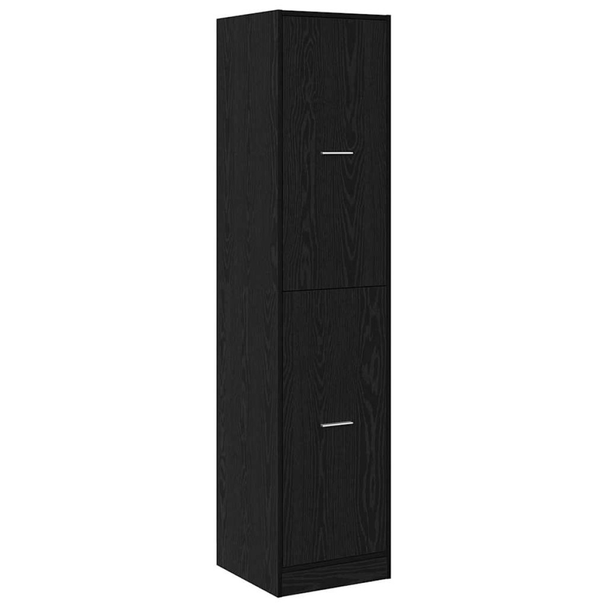 vidaXL Φαρμακοποιϊκή Ντουλάπα Μαύρη δρυς 40 x 41 x 174.5 εκ.
