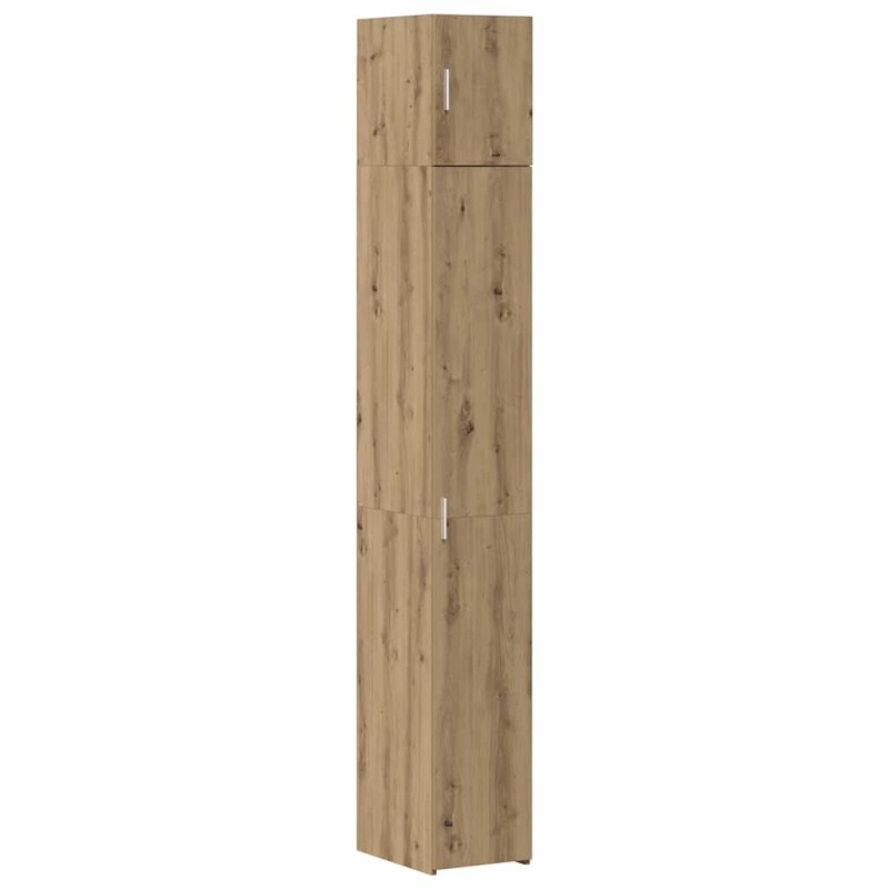 vidaXL Ντουλάπα Αποθήκευσης με Ράφια Artisan Δρυς 30 x 42,5 x 225 εκ