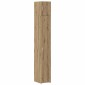 vidaXL Ντουλάπα Αποθήκευσης με Ράφια Artisan Δρυς 30 x 42,5 x 225 εκ