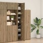 vidaXL Ντουλάπα Αποθήκευσης με Ράφια Artisan Δρυς 30 x 42,5 x 225 εκ