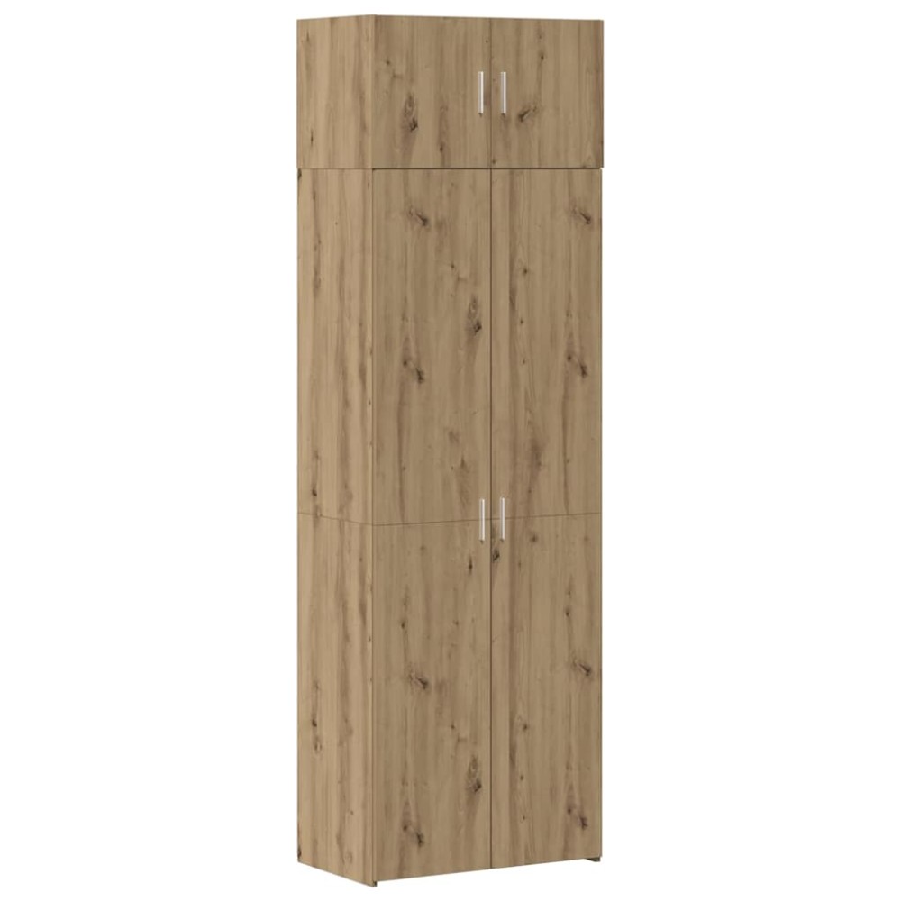 vidaXL Ντουλάπι αποθήκευσης 3 τμχ. Artisan Oak 70 x 42,5 x 185 εκ