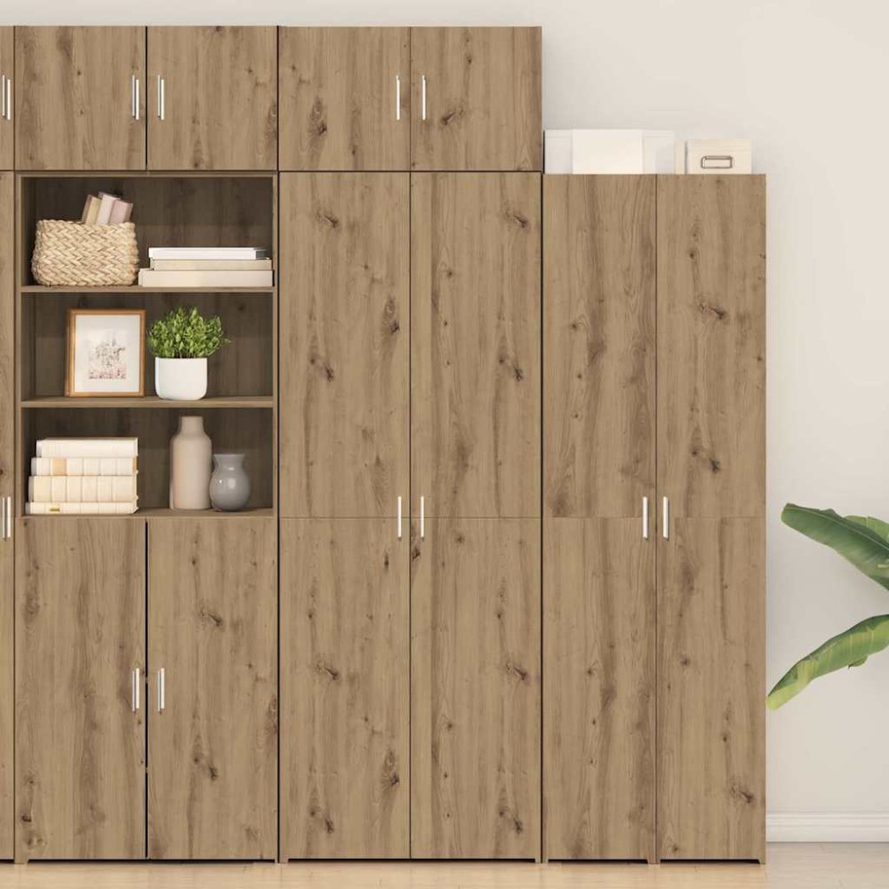 vidaXL Ντουλάπι αποθήκευσης 3 τμχ. Artisan Oak 70 x 42,5 x 185 εκ