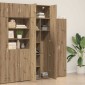 vidaXL Ντουλάπι αποθήκευσης 3 τμχ. Artisan Oak 70 x 42,5 x 185 εκ