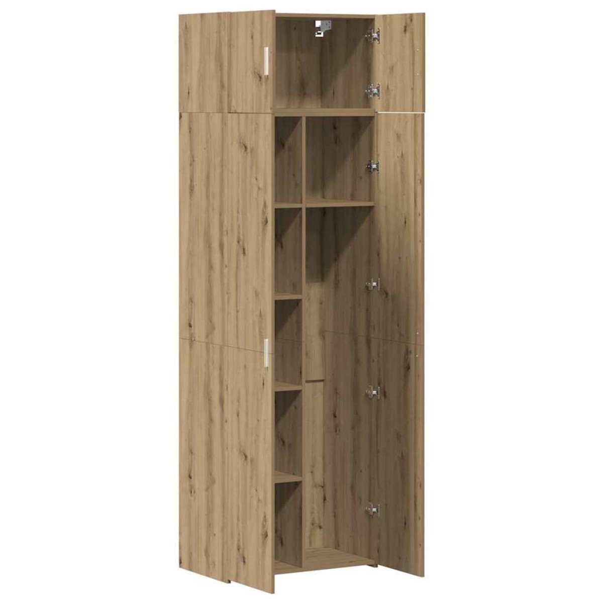 vidaXL Ντουλάπι αποθήκευσης 3 τμχ. Artisan Oak 70 x 42,5 x 185 εκ