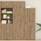 vidaXL Ντουλάπι αποθήκευσης 3 τμχ. Artisan Oak 70 x 42,5 x 185 εκ