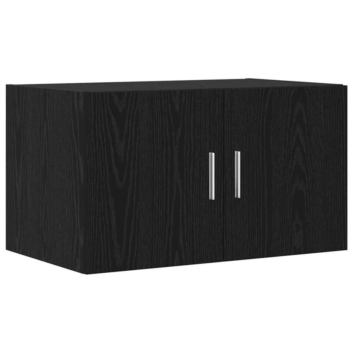 vidaXL Ντουλάπι αποθήκευσης 2 τμχ. Μαύρη Οξυά 70 x 42,5 x 185 εκ