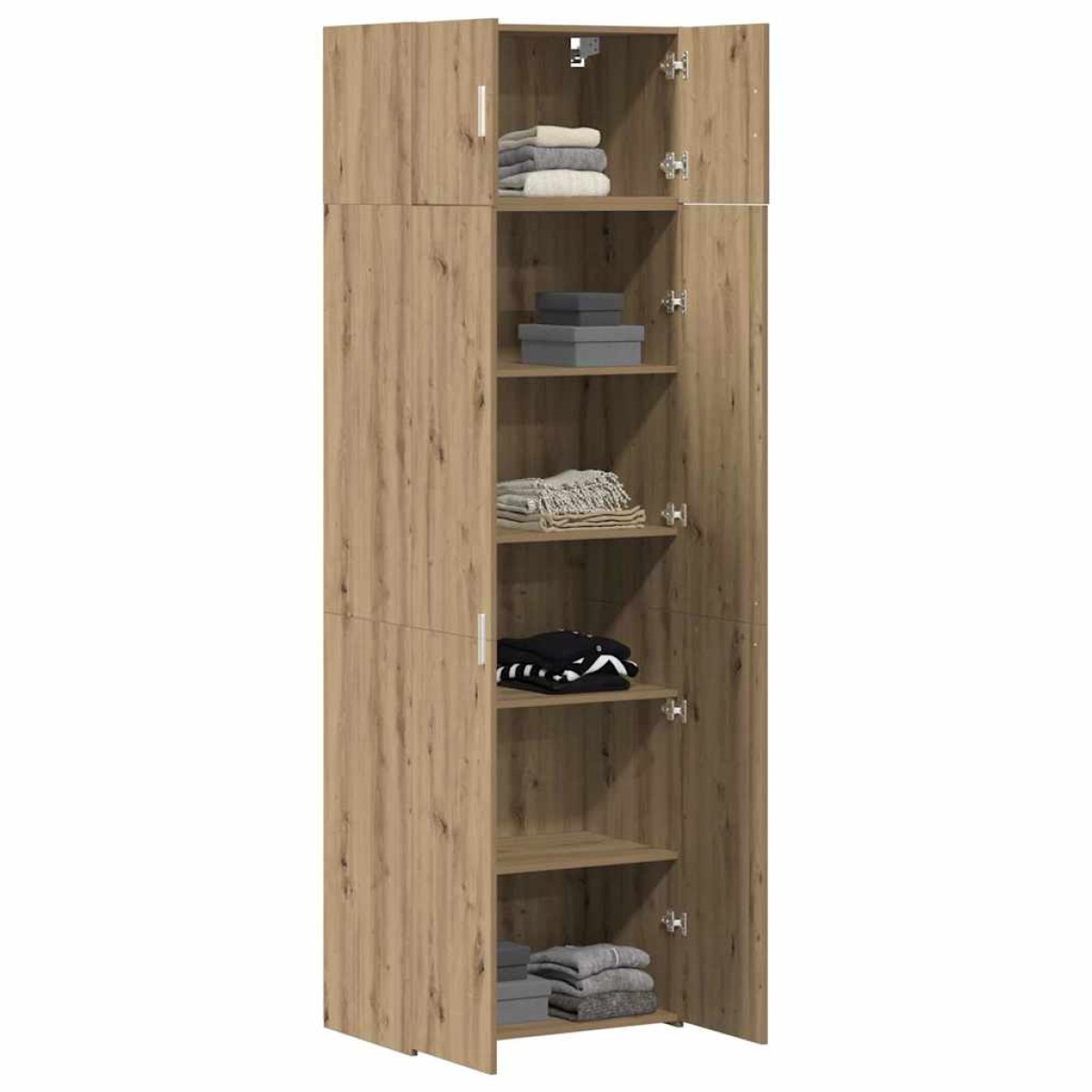 vidaXL Ντουλάπι αποθήκευσης 2 τμχ. Artisan Oak 70 x 42,5 x 225 εκ