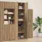 vidaXL Ντουλάπι αποθήκευσης 2 τμχ. Artisan Oak 70 x 42,5 x 225 εκ