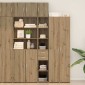 vidaXL Ντουλάπι αποθήκευσης 2 τμχ. Artisan Oak 30 x 42,5 x 225 εκ