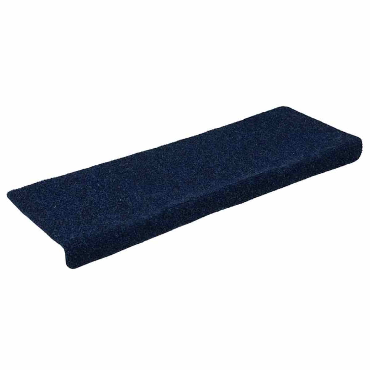 vidaXL Πατάκια Σκαλιών Αυτοκόλλητα 30 τεμ. 65x21x4 εκ. Μπλε Ναυτικό με Ορθογώνια Άκρη