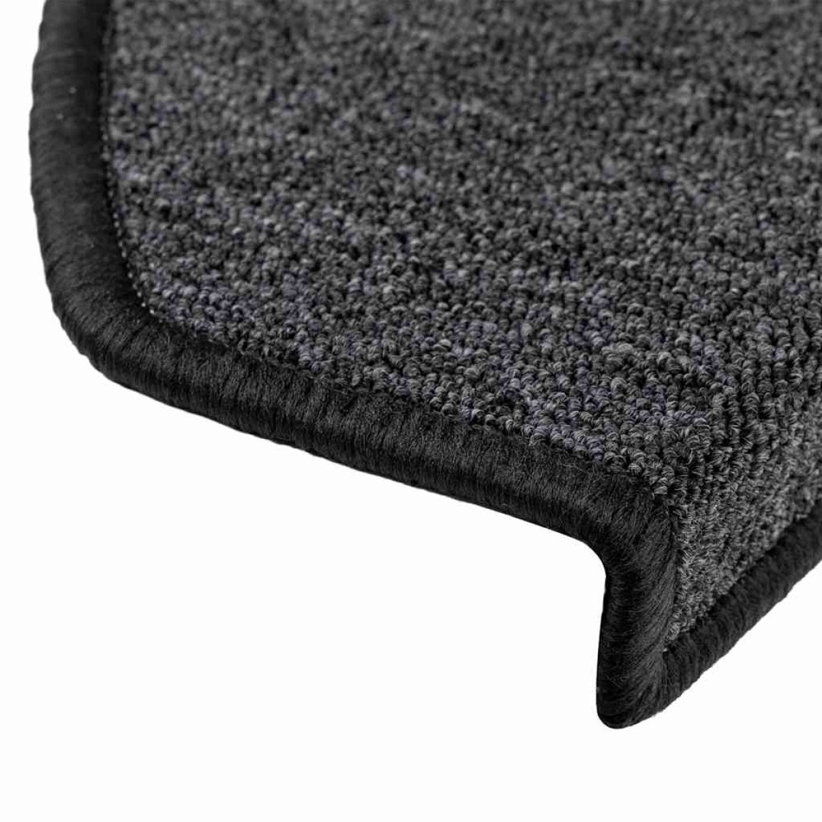 vidaXL Πατάκια Σκαλοπάτια 30 τεμ. Ανθρακί 65x24x4 εκ. Ημίστρογγυλά Μεγάλα