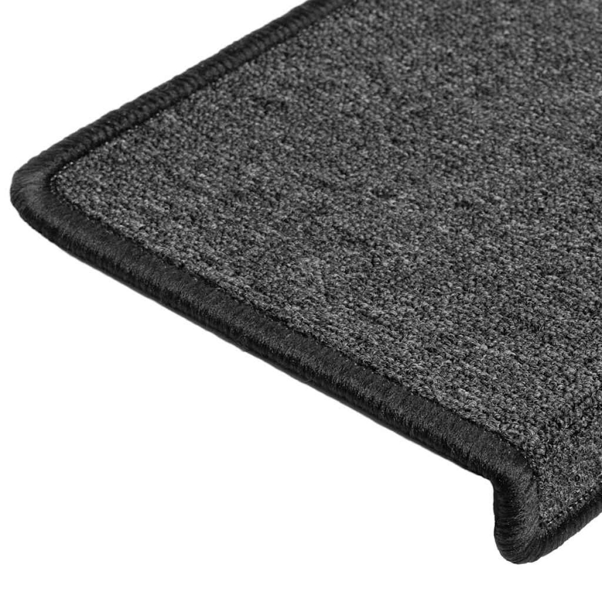 vidaXL Πατάκια Σκαλοπάτια 30 τεμ. Ανθρακί 65x21x4 εκ. με Ορθογώνια Άκρη