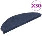 vidaXL Πατάκια Σκάλας Αυτοκόλλητα 30 τεμ. Μπλε 65x22,5x3,5 εκ.