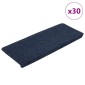 vidaXL Πατάκια Σκάλας Αυτοκόλλητα 30 τεμ. Μπλε 65x24,5x3,5 εκ.