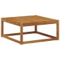 vidaXL Σειρά Καναπέ Εξωτερικού 4 τμχ. Φυσικό Στερεό Ξύλο Ακακίας