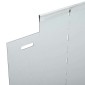 vidaXL Περιγράμματα γκαζόν 30 τμχ. 100 x 25 x 0,07 εκ. Ασημί