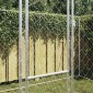 vidaXL Κλουβί σκύλου Ασημί 400 x 200 x 200 εκ. Επικαλυμμένος Χάλυβας