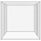 vidaXL Κλουβί σκύλου Ασημί 400 x 200 x 200 εκ. Επικαλυμμένος Χάλυβας