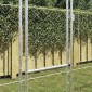 vidaXL Κλουβί σκύλου Ασημί 800 x 200 x 200 εκ. Επικαλυμμένος Χάλυβας