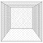 vidaXL Κλουβί σκύλου Ασημί 800 x 200 x 200 εκ. Επικαλυμμένος Χάλυβας