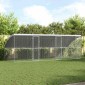 vidaXL Κλουβί για κότες 3 τμχ. Ασημί 600 x 200 x 200 εκ.