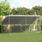 vidaXL Κλουβί για κότες 2 τμχ. Ασημί 400 x 200 x 200 εκ.
