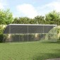 vidaXL Κλουβί για κότες 3 τμχ. Ασημί 600 x 200 x 200 εκ.
