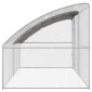 vidaXL Κλουβί για κότες 2 τμχ. Ασημί 400 x 200 x 200 εκ.