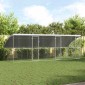 vidaXL Κλουβί Σκύλου 3 τμχ. Ασημί 6 x 2 x 2 m Γαλβανισμένος χάλυβας