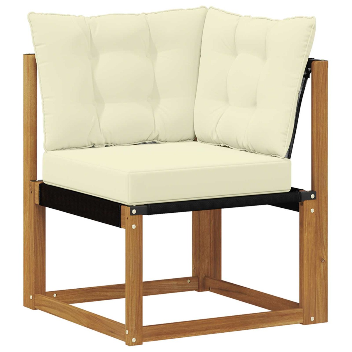 vidaXL Σειρά Καναπέ Εξωτερικού 7 τμχ. Φυσικό και Κρέμα