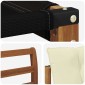 vidaXL Σειρά Καναπέ Εξωτερικού 6 τμχ. Φυσικό και Κρέμα
