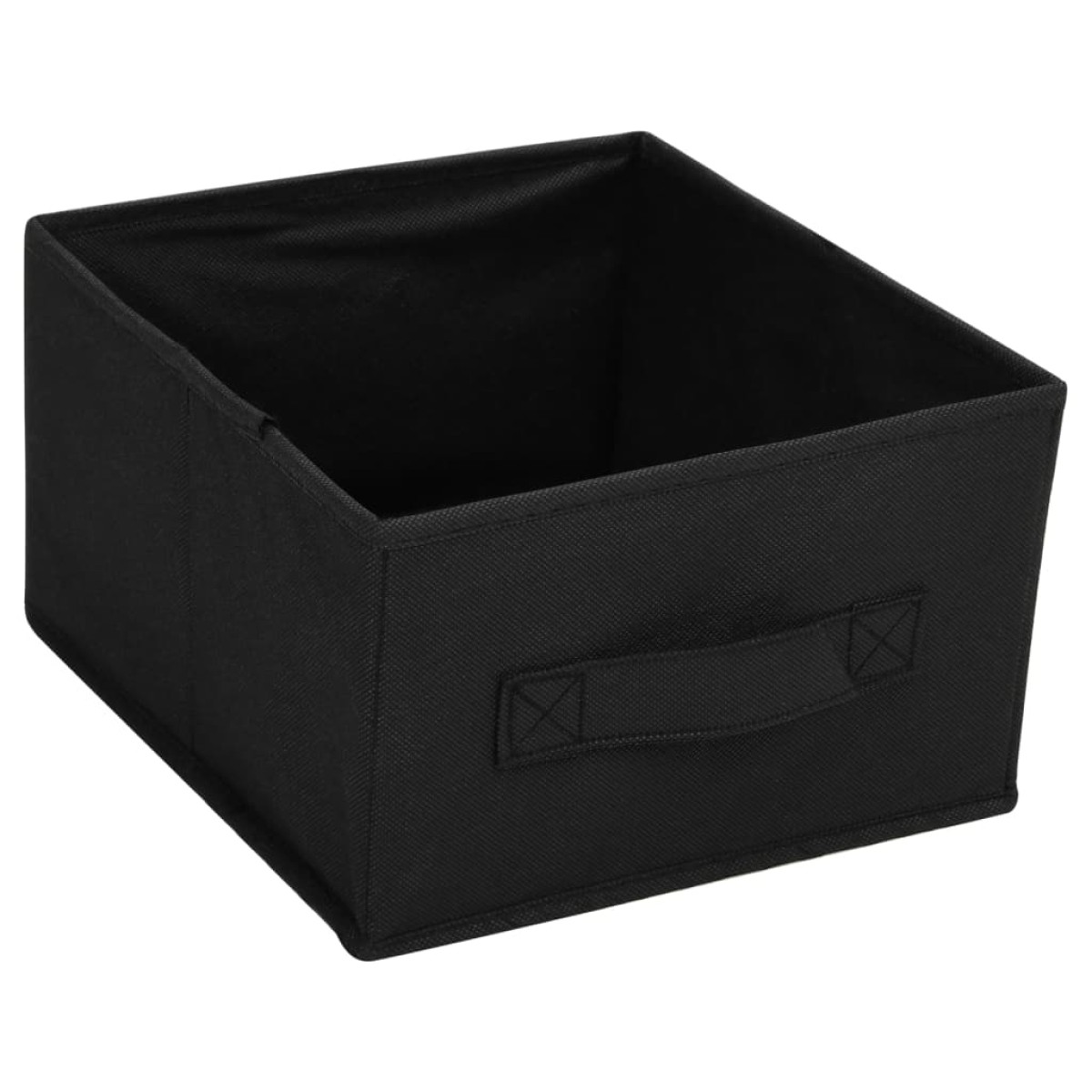 337257 vidaXL Ντουλάπι με 6 Συρτάρια Μαύρο 55x29x55 εκ. Ατσάλι