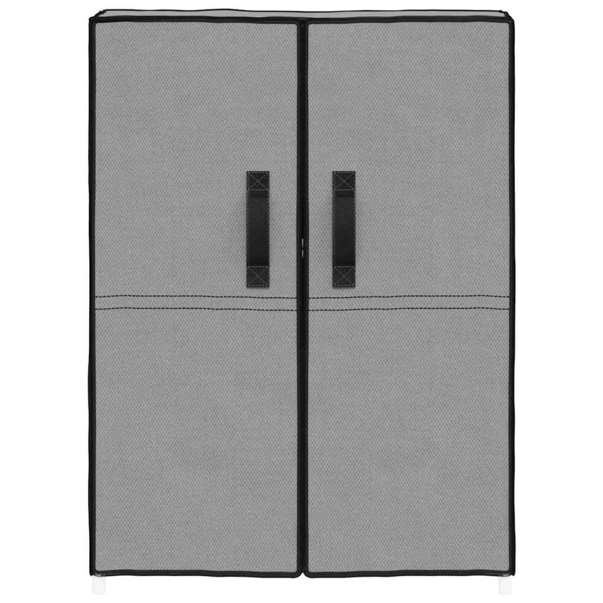 vidaXL Ντουλάπα Παπουτσιών Γκρι 60 x 28 x 90 εκ. Υφασμάτινη