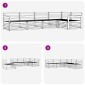 vidaXL Σειρά Καναπέ Εξωτερικού 5 τμχ. Φυσικό